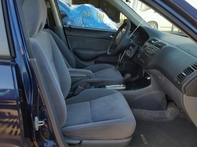 2HGES26733H522221 - 2003 HONDA CIVIC EX 蓝色 照片 5