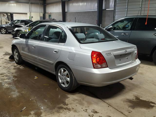 KMHDN46D06U307315 - 2006 HYUNDAI ELANTRA GL SILVER photo 3