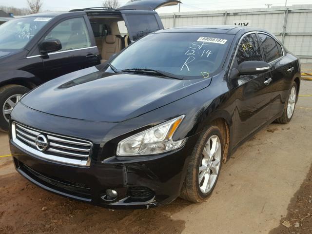 1N4AA5AP7CC817632 - 2012 NISSAN MAXIMA S BLACK photo 2