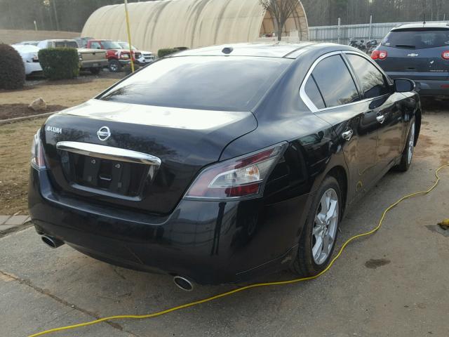 1N4AA5AP7CC817632 - 2012 NISSAN MAXIMA S BLACK photo 4