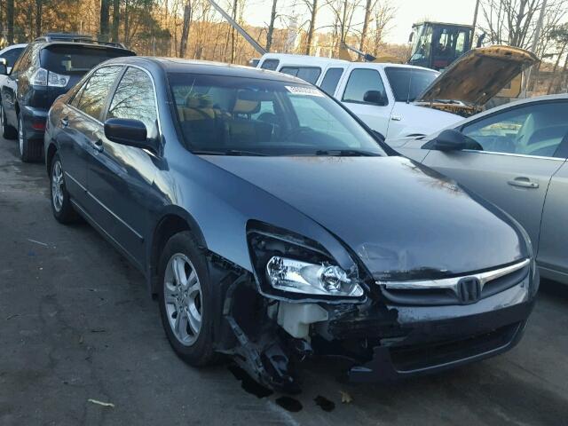 1HGCM56767A017278 - 2007 HONDA ACCORD EX SILVER photo 1