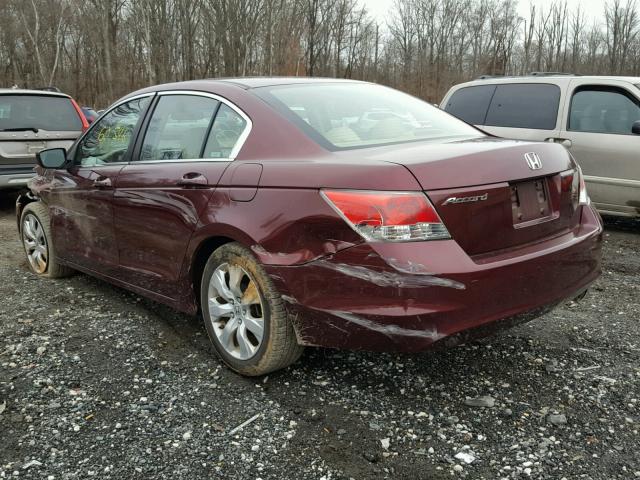 1HGCP2F71AA191286 - 2010 HONDA ACCORD EX BURGUNDY photo 3