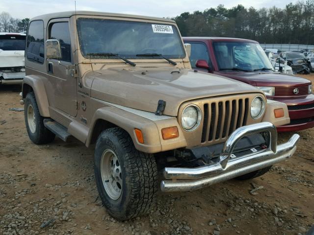 1J4FY49S6XP432005 - 1999 JEEP WRANGLER / GOLD photo 1