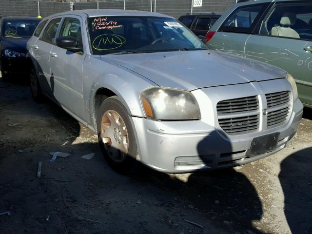 2D4FV48T35H531281 - 2005 DODGE MAGNUM SE SILVER photo 1