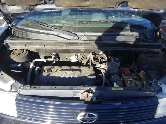 JTLKT324954008782 - 2005 TOYOTA SCION XB ლურჯი ფოტო 7