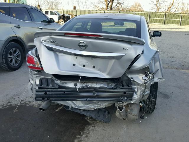 1N4AL3AP1FN345533 - 2015 NISSAN ALTIMA 2.5 SILVER photo 9