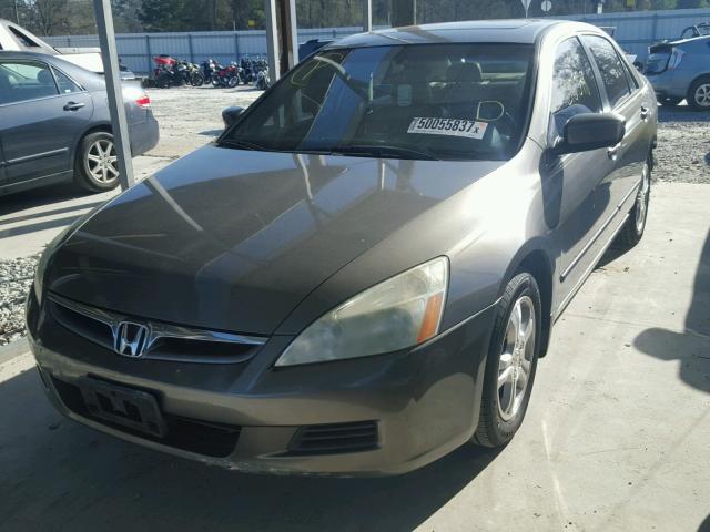 1HGCM56847A024397 - 2007 HONDA ACCORD EX GRAY photo 2