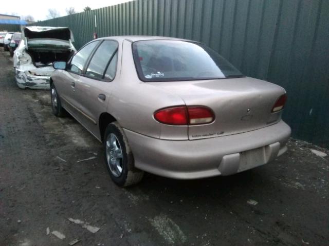 1G1JF5247V7110213 - 1997 CHEVROLET CAVALIER L BEIGE photo 3