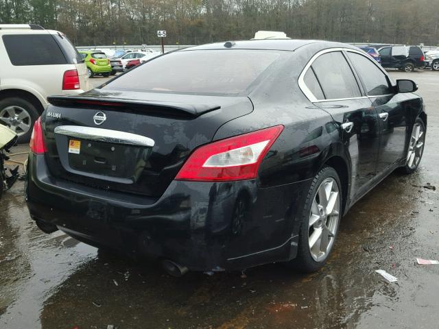 1N4AA5AP2AC838854 - 2010 NISSAN MAXIMA S BLACK photo 4