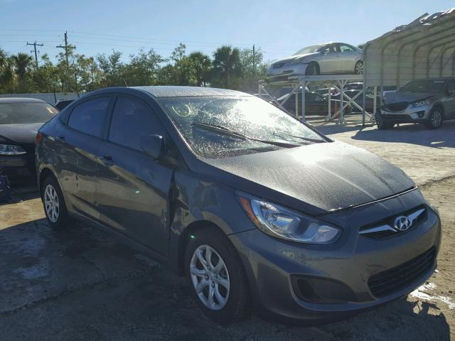 KMHCT4AE9CU215083 - 2012 HYUNDAI ACCENT GLS SILVER photo 1