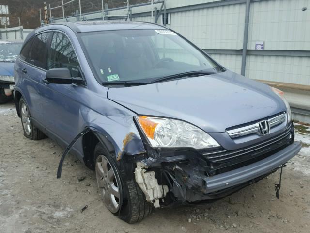 JHLRE48528C005407 - 2008 HONDA CR-V EX BLUE photo 1