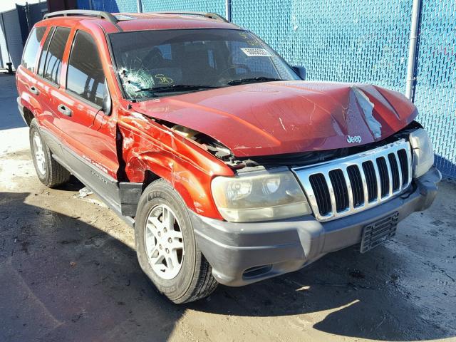 1J4GX48S23C595096 - 2003 JEEP GRAND CHER RED photo 1