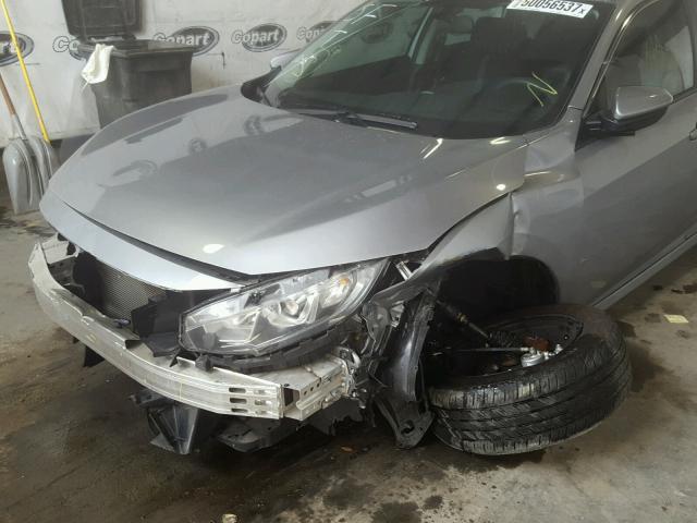 19XFC2F59GE061445 - 2016 HONDA CIVIC LX SILVER photo 9