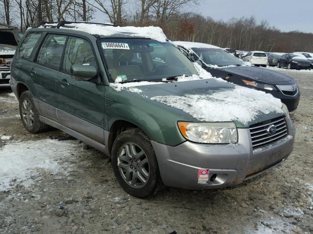 JF1SG67628H730514 - 2008 SUBARU FORESTER 2 GREEN photo 1