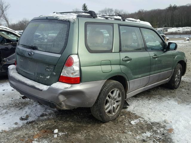 JF1SG67628H730514 - 2008 SUBARU FORESTER 2 GREEN photo 4