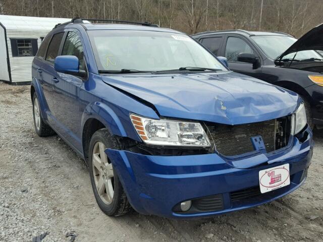 3D4GH57V49T170399 - 2009 DODGE JOURNEY SX BLUE photo 1