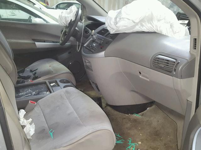 5N1BV28UX7N116845 - 2007 NISSAN QUEST S SILVER photo 5