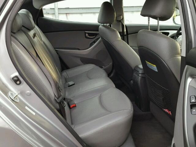 KMHDH4AE2BU088018 - 2011 HYUNDAI ELANTRA GL GRAY photo 6