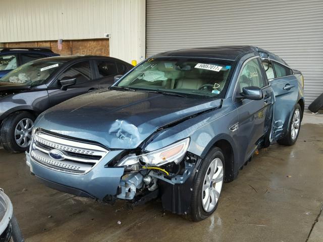 1FAHP2EW1AG113543 - 2010 FORD TAURUS SEL BLACK photo 2