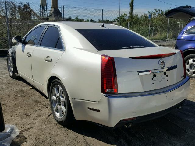 1G6DF577680173830 - 2008 CADILLAC CTS WHITE photo 3