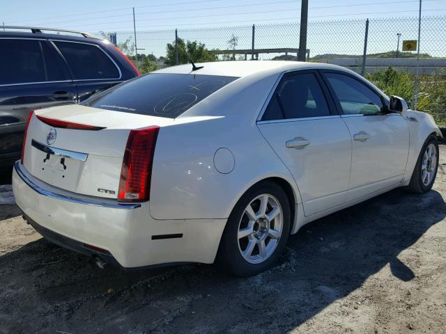 1G6DF577680173830 - 2008 CADILLAC CTS WHITE photo 4