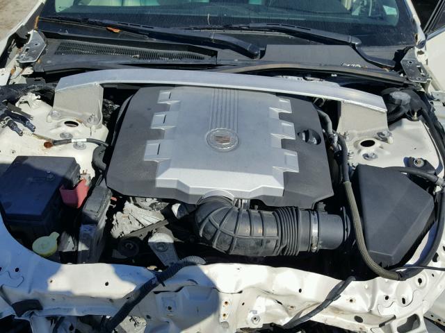 1G6DF577680173830 - 2008 CADILLAC CTS WHITE photo 7