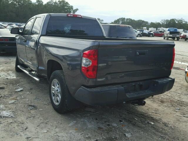 5TFRU5F12EX031340 - 2014 TOYOTA TUNDRA DOU GRAY photo 3