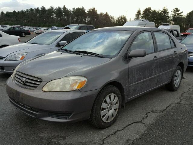 2T1BR32E74C196233 - 2004 TOYOTA COROLLA CE GRAY photo 2