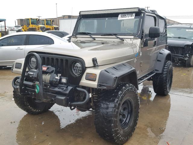 1J4FA39S85P373051 - 2005 JEEP WRANGLER X GRAY photo 2