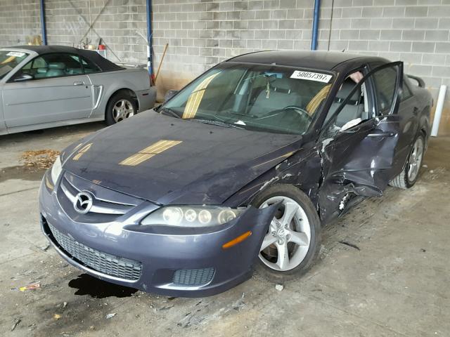 1YVHP80C075M37270 - 2007 MAZDA 6 I BLUE photo 2