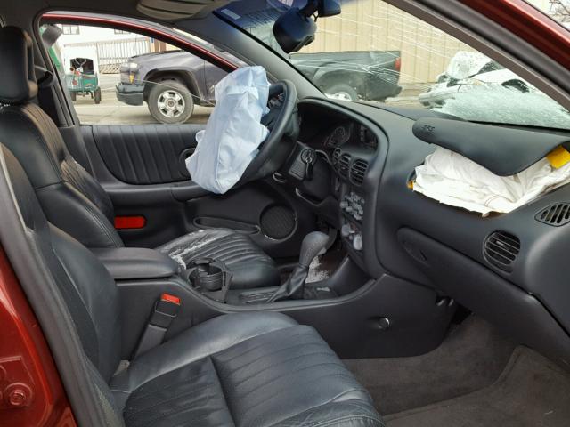 1G2WP52K91F265116 - 2001 PONTIAC GRAND PRIX MAROON photo 5