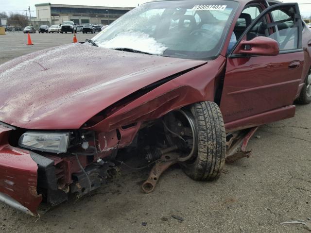 1G2WP52K91F265116 - 2001 PONTIAC GRAND PRIX MAROON photo 9