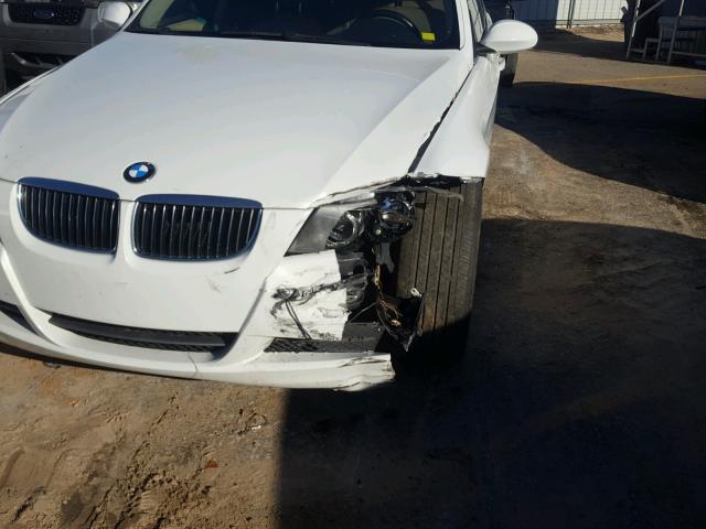 WBAVB33596KR72988 - 2006 BMW 330 I WHITE photo 9