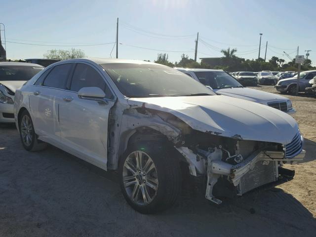 3LN6L2GK6FR628069 - 2015 LINCOLN MKZ WHITE photo 1