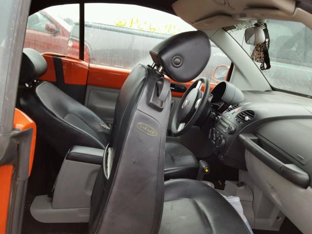 3VWCM31Y14M345254 - 2004 VOLKSWAGEN NEW BEETLE 橙色 照片 5