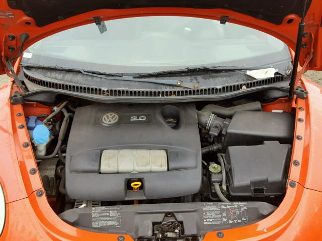 3VWCM31Y14M345254 - 2004 VOLKSWAGEN NEW BEETLE 橙色 照片 7
