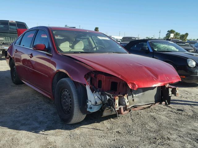 2G1WB5E34F1112374 - 2015 CHEVROLET IMPALA LIM RED photo 1