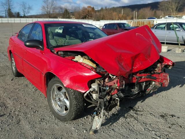 1G2NW52E43C100409 - 2003 PONTIAC GRAND AM G RED photo 1