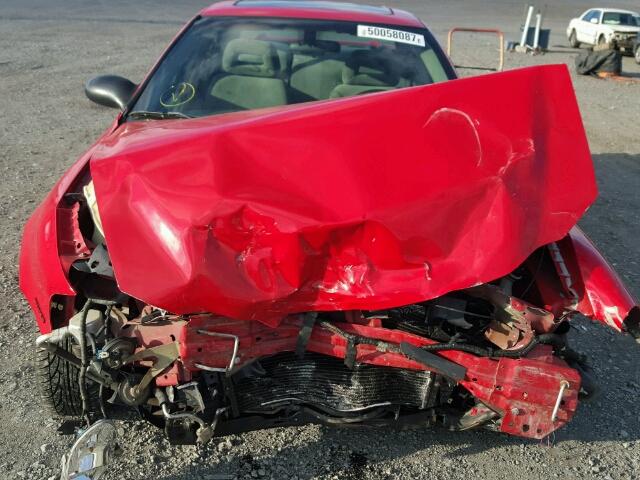 1G2NW52E43C100409 - 2003 PONTIAC GRAND AM G RED photo 7