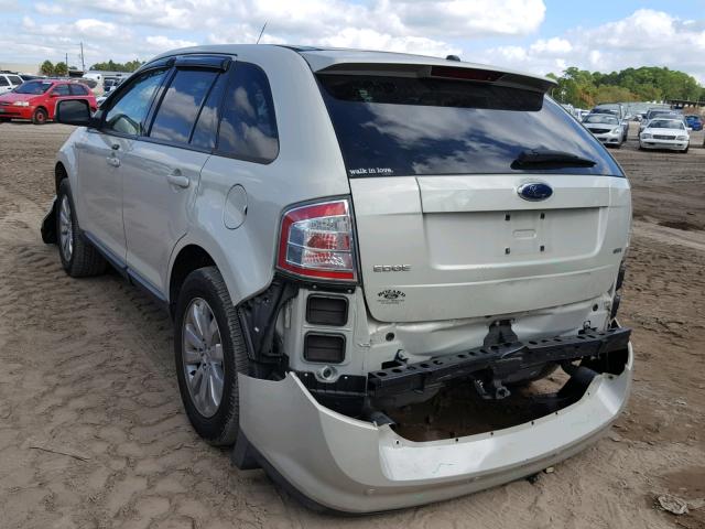 2FMDK39C37BB19093 - 2007 FORD EDGE SEL P CREAM photo 3