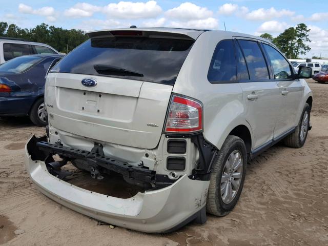 2FMDK39C37BB19093 - 2007 FORD EDGE SEL P CREAM photo 4