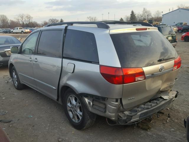 5TDBA22C94S020016 - 2004 TOYOTA SIENNA XLE GRAY photo 3