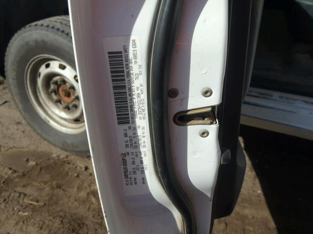 3C6TD5HTXCG113894 - 2012 DODGE RAM 2500 S თეთრი ფოტო 10