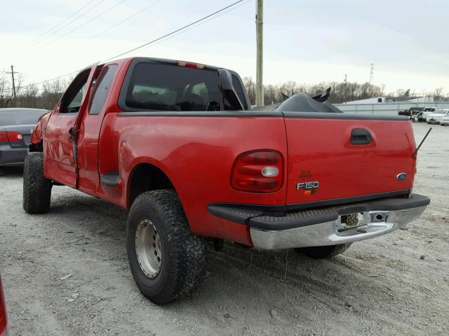 1FTRX07L3XKC23859 - 1999 FORD F150 RED photo 3