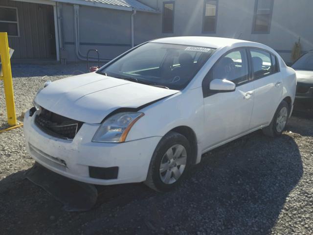 3N1AB61E87L709397 - 2007 NISSAN SENTRA 2.0 WHITE photo 2