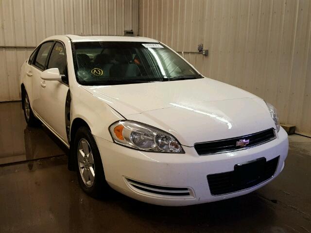 2G1WT58K489210048 - 2008 CHEVROLET IMPALA LT WHITE photo 1