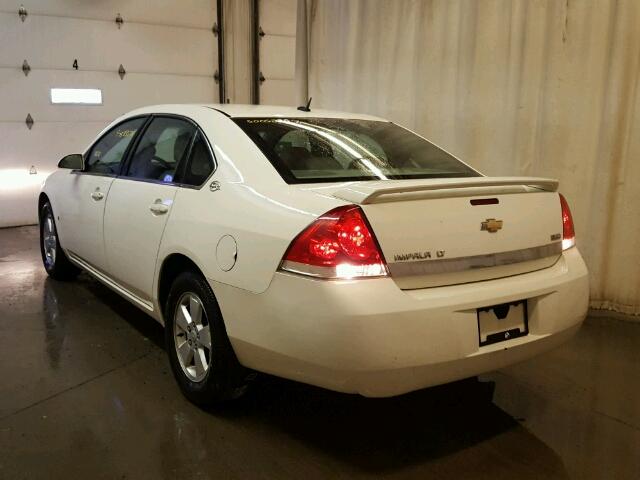 2G1WT58K489210048 - 2008 CHEVROLET IMPALA LT WHITE photo 3