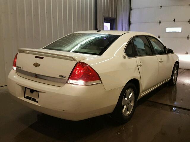 2G1WT58K489210048 - 2008 CHEVROLET IMPALA LT WHITE photo 4