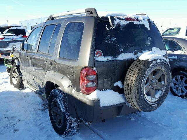 1J4GL38K95W685143 - 2005 JEEP LIBERTY RE GRAY photo 3