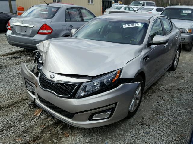 5XXGN4A77FG395904 - 2015 KIA OPTIMA EX SILVER photo 2